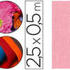 PAPIER CRAPON CLAIREFONTAINE D ENSITA CRÊPAGE 60% 40G/M2 50CMX2.5M UNICOLORE ROSE MOYEN PAPIER CRAPON CLAIREFONTAINE D ENSITA CRÊPAGE 60% 40G/M2 50CMX2.5M UNICOLORE ROSE MOYEN
