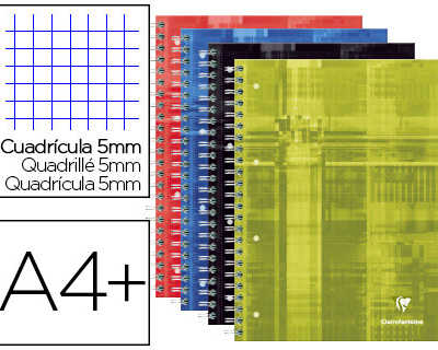 cahier-clairefontaine-bind-o-b-lock-reliure-intagrale-a4-22-5x29-7cm-160-pages-90g-cadre-en-t-te-4-trous-5x5mm-assortis