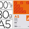 PAPIER ACRITURE LIDERPAPEL A5 148X210MM BLANCHEUR EXTRA OPACITA 80G/M2 PAQUET 100 FEUILLES PAPIER ACRITURE LIDERPAPEL A5 148X210MM BLANCHEUR EXTRA OPACITA 80G/M2 PAQUET 100 FEUILLES