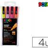 MARQUEUR POSCA PC3M GOUACHE EN CRE INODORE TOUTES SURFACES POINTE FINE CONIQUE COLORIS PAILLETAS CLASSIQUES 4 UNITAS MARQUEUR POSCA PC3M GOUACHE EN CRE INODORE TOUTES SURFACES POINTE FINE CONIQUE COLORIS PAILLETAS CLASSIQUES 4 UNITAS