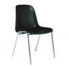 CHAISE COQUE MEETING POLYVALEN TE POLYPROPYLENE EMPILABLE ACCROCHABLE HAUTEUR ASSISE 44CM COLORIS NOIR CHAISE COQUE MEETING POLYVALEN TE POLYPROPYLENE EMPILABLE ACCROCHABLE HAUTEUR ASSISE 44CM COLORIS NOIR
