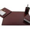 ENSEMBLE BUREAU 4 PIÈCES SIMIL ICUIR SOUS-MAIN PORTE-NOTES SOCLE CALENDRIER POT CRAYONS 45.2X32.9X1CM COLORIS MARRON ENSEMBLE BUREAU 4 PIÈCES SIMIL ICUIR SOUS-MAIN PORTE-NOTES SOCLE CALENDRIER POT CRAYONS 45.2X32.9X1CM COLORIS MARRON