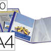 PROTEGE-DOCUMENTS LIDERPAPEL P ERSONNALISABLE KANGOUROU POLYPROPYLENE 40 POCHETTES FIXES A4 210X297MM COLORIS BLEU PROTEGE-DOCUMENTS LIDERPAPEL P ERSONNALISABLE KANGOUROU POLYPROPYLENE 40 POCHETTES FIXES A4 210X297MM COLORIS BLEU