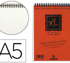 bloc-croquis-canson-xl-spirale-petit-c-ta-micro-perforations-90g-a5-60f