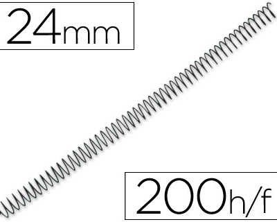 spirale-q-connect-m-tallique-relieur-pas-5-1-200f-calibre-1-2mm-diam-tre-24mm-coloris-noir-bo-te-100-unit-s