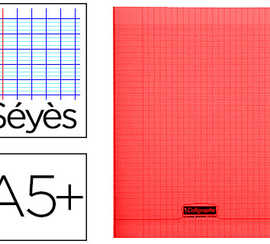 cahier-piqua-clairefontaine-co-uverture-polypropylene-transparente-a5-17x22cm-96-pages-90g-sayes-coloris-rouge