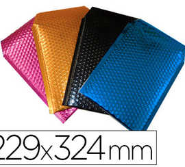 pochette-la-couronne-bulles-c4-229x324mm-imperm-able-fermeture-renforc-e-bleu-magenta-orange-noir-m-tallis-paquet-5u