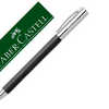STYLO-BILLE FABER AMBITION ROTATION MÉCANISME TOURNANT CORPS RÉSINE NOIRE ATTRIBUTS CHROMÉS AGRAFE RESSORT NOIR ÉCRIN STYLO-BILLE FABER AMBITION ROTATION MÉCANISME TOURNANT CORPS RÉSINE NOIRE ATTRIBUTS CHROMÉS AGRAFE RESSORT NOIR ÉCRIN