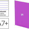 CARNET AGRAFÉ OXFORD POCKET NOTES 9X14CM 48 PAGES 90G COLORIS VIOLET