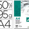 BLOC DESSIN LIDERPAPEL PAPIER CALQUE HAUTE TRANSPARENCE 95G/M2 A4 210X297MM 50F BLOC DESSIN LIDERPAPEL PAPIER CALQUE HAUTE TRANSPARENCE 95G/M2 A4 210X297MM 50F
