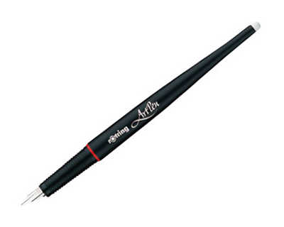 stylo-plume-rotring-art-pen-pl-ume-calligraphique-acier-pointe-iridium-1-5mm-rechargeable