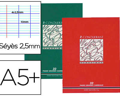 cahier-d-acriture-piqua-conqua-rant-classique-couverture-vernie-carte-couchae-a5-17x22cm-32-pages-90g-sayes-2-5mm
