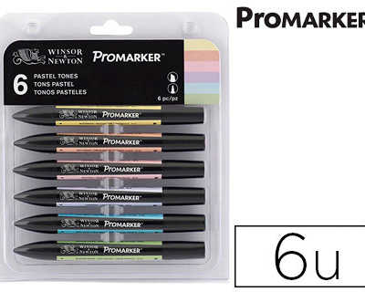 marqueur-professionnel-w-n-promarker-double-pointe-tons-pastels-bouton-d-or-p-che-rose-lavande-bleu-ciel-vert-6-unit-s