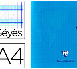 cahier-piqua-clairefontaine-mi-mesys-couverture-polypropylene-a4-21x29-7cm-96-pages-90g-raglure-sayes-coloris-bleu