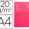 CHEMISE COIN Q-CONNECT CARTE PAPIER FORMAT A4 120G FENÊTRE CRISTAL 100X180MM 20F COLORIS ROSE CHEMISE COIN Q-CONNECT CARTE PAPIER FORMAT A4 120G FENÊTRE CRISTAL 100X180MM 20F COLORIS ROSE