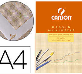 bloc-papier-millimatre-canson-opaque-lisse-rasistant-90g-a4-210x297mm-coloris-bistre-50f