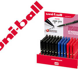 pr-sentoir-de-100-feutres-uniball-sign-pen-coloris-assortis