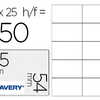 CARTES VISITE AVERY 85X54MM BO RDS LISSES 220G POCHETTE 250 UNITAS TOUTES IMPRIMANTES FACILEMENT DATACHABLE