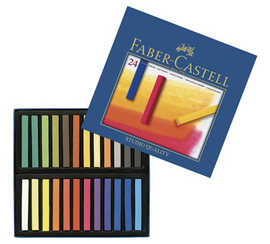 pastel-tendre-faber-castell-go-ldfaber-studio-carra-66mm-coloris-brillant-intense-bonne-rasistance-lumiere-bo-te-24u