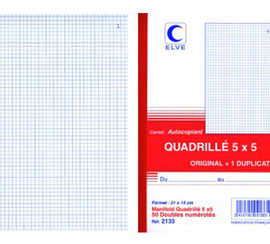 manifold-autocopiant-elve-140x-210mm-quadrilla-5x5-foliotage-50-duplis