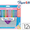 STYLO-FEUTRE PAPER MATE FLAIR ULTRA FINE CANDY POP 0.4MM SANS BAVURES NE TRANSPERCE PAS LE PAPIER PACK 12 ASSORTIS STYLO-FEUTRE PAPER MATE FLAIR ULTRA FINE CANDY POP 0.4MM SANS BAVURES NE TRANSPERCE PAS LE PAPIER PACK 12 ASSORTIS