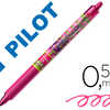 ROLLER PILOT FRIXION BALL CLICKER 0.7 MIKA ÉDITION LIMITÉE SERPENT ÉCRITURE MOYENNE 0.5MM ENCRE ROSE EFFAÇABLE