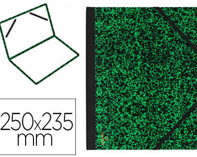carton-adessin-canson-papier-marbra-vert-90g-dos-koveril-noir-fermeture-alastique-250x325mm