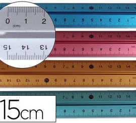 regle-liderpapel-15cm-gamme-al-uminium-coloris-assortis