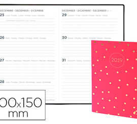 agenda-quo-vadis-weekly-small-multilingue-100x150mm-semainier-reliure-cousue-coloris-iris-pois-rose