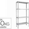 ÉTAGÈRE MÉTALLIQUE AR 4 TABLETTES SUPPORTE 40KG/TABLETTE CAPACITÉ 36 BOÎTES/CLASSEURS 150X75X30CM COLORIS GALVANISÉ ÉTAGÈRE MÉTALLIQUE AR 4 TABLETTES SUPPORTE 40KG/TABLETTE CAPACITÉ 36 BOÎTES/CLASSEURS 150X75X30CM COLORIS GALVANISÉ