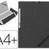 CHEMISE Q-CONNECT CARTE LUSTRA E 375G POUR DOCUMENTS A4 320X243MM 3 RABATS COLORIS NOIR CHEMISE Q-CONNECT CARTE LUSTRA E 375G POUR DOCUMENTS A4 320X243MM 3 RABATS COLORIS NOIR
