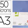 PLAT COUVERTURE Q-CONNECT PVC INCOLORE 150 MICRONS A3 RELIEURS SPIRALES PEIGNES ANNEAUX PAQUET 100 UNITAS PLAT COUVERTURE Q-CONNECT PVC INCOLORE 150 MICRONS A3 RELIEURS SPIRALES PEIGNES ANNEAUX PAQUET 100 UNITAS