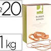 BRACELET CAOUTCHOUC Q-CONNECT N.20 200X2MM 1000G BRACELET CAOUTCHOUC Q-CONNECT N.20 200X2MM 1000G