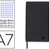 CARNET LIDERPAPEL COUVERTURE SIMILI CUIR ENCOLLÉE A7 7,4X10,5CM 70G 240 PAGES 4X4MM FERMETURE ÉLASTIQUE COLORIS NOIR CARNET LIDERPAPEL COUVERTURE SIMILI CUIR ENCOLLÉE A7 7,4X10,5CM 70G 240 PAGES 4X4MM FERMETURE ÉLASTIQUE COLORIS NOIR