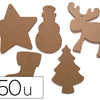 FORME NOOL CULTURE CLUB ADACO RER MDF 14CM HAUTEUR ASSORTIMENT 5 FORMES DIFFARENTES 50 PIECES ASUSPENDRE