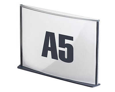 plaque-signalisation-paperflow-polystyrene-format-a5-coloris-anthracite