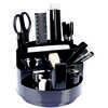 ORGANISEUR MULTIFONCTION ROTATIF ACCESSOIRES BUREAU ROND PLASTIQUE 20 PIÈCES 11CM HAUTEUR 16.5CM DIAMÈTRE COLORIS NOIR ORGANISEUR MULTIFONCTION ROTATIF ACCESSOIRES BUREAU ROND PLASTIQUE 20 PIÈCES 11CM HAUTEUR 16.5CM DIAMÈTRE COLORIS NOIR