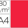 PAPIER COULEUR LIDERPAPEL MULT IFONCTIONS A4 80G/M2 UNICOLORE ROUGE PAQUET 15F PAPIER COULEUR LIDERPAPEL MULT IFONCTIONS A4 80G/M2 UNICOLORE ROUGE PAQUET 15F