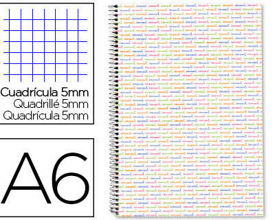 cahier-spirale-liderpapel-multilider-a6-10-5x14-8cm-280p-80g-m2-quadrillage-5mm-microperfor-6-trous-coloris-blanc