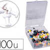 PUNAISE Q-CONNECT APINGLE MAMO COLORIS BLANC BOÎTE 100 UNITAS PUNAISE Q-CONNECT APINGLE MAMO COLORIS BLANC BOÎTE 100 UNITAS