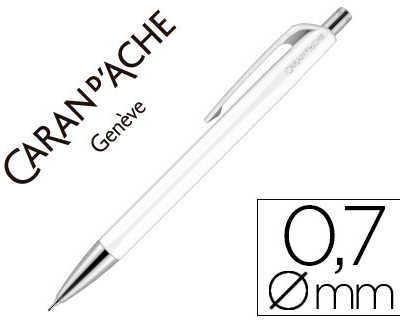 porte-mines-caran-d-ache-884-infinite-0-7-mm-coloris-blanc