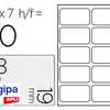 ATIQUETTE ADHASIVE APLI AGIPA BUREAU 19X38MM POCHETTE 70 UNITAS ATIQUETTE ADHASIVE APLI AGIPA BUREAU 19X38MM POCHETTE 70 UNITAS