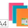 PROTÈGE-DOCUMENTS À SPIRALE ELBA SCHOOL LIFE FORMAT A4 40 POCHETTES POLYPROPYLÈNE TRANSLUCIDE COLORIS ASSORTIS