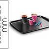 PLATEAU RECTANGULAIRE CEP POLYCARBONATE 53.2X37.2X2CM GRANDE DIMENSION DESIGN SOBRE RÉSISTANT EMPILABLE COLORIS NOIR PLATEAU RECTANGULAIRE CEP POLYCARBONATE 53.2X37.2X2CM GRANDE DIMENSION DESIGN SOBRE RÉSISTANT EMPILABLE COLORIS NOIR