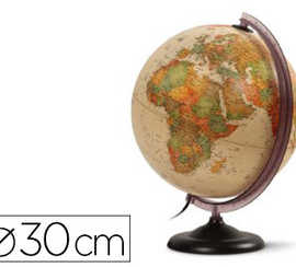 globe-antique-jpc-gaographique-en-relief-diametre-30cm-pied-abs-noir-maridien-matal