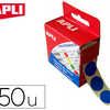 PASTILLE ADHASIVE APLI AGIPA D IAMETRE 15MM PERMANENTE COLORIS BLEU BOÎTE 150 UNITAS PASTILLE ADHASIVE APLI AGIPA D IAMETRE 15MM PERMANENTE COLORIS BLEU BOÎTE 150 UNITAS