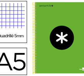 cahier-spirale-antartik-a5-perfor-couverture-polypropyl-ne-100g-5x5mm-vert