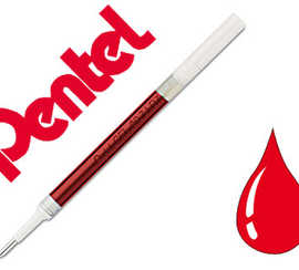 recharge-pentel-roller-encre-g-el-tradio-lr7-largeur-moyenne-coloris-rouge