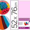PAPIER DE SOIE LIDERPAPEL 52X7 6CM 18G/M2 UNICOLORE ROSE SACHET 25F PAPIER DE SOIE LIDERPAPEL 52X7 6CM 18G/M2 UNICOLORE ROSE SACHET 25F