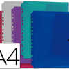 POCHETTE ENVELOPPE LIDERPAPEL POLYPROPYLENE 180 MICRONS A4 210X297MM 50F RASISTANT PERFORAE COLORIS ASSORTIS PACK 5U POCHETTE ENVELOPPE LIDERPAPEL POLYPROPYLENE 180 MICRONS A4 210X297MM 50F RASISTANT PERFORAE COLORIS ASSORTIS PACK 5U